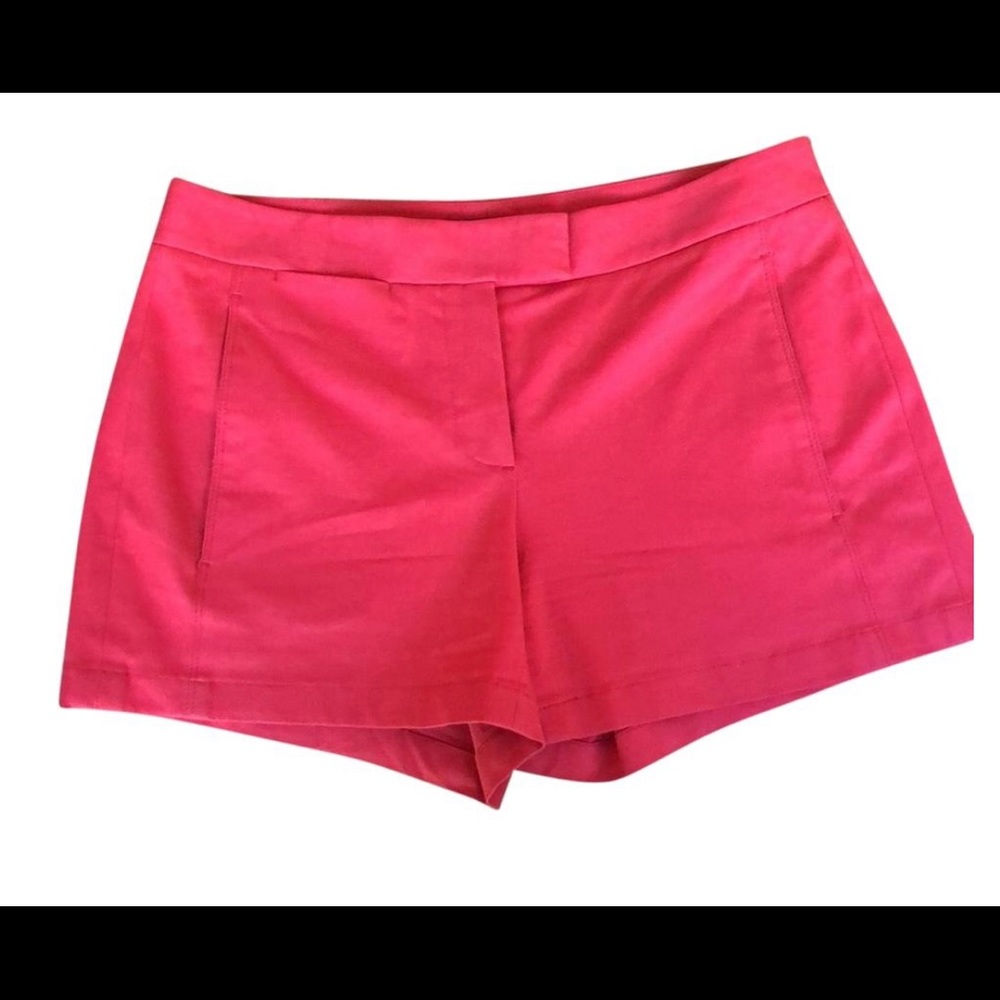 Theory stretch red shorts